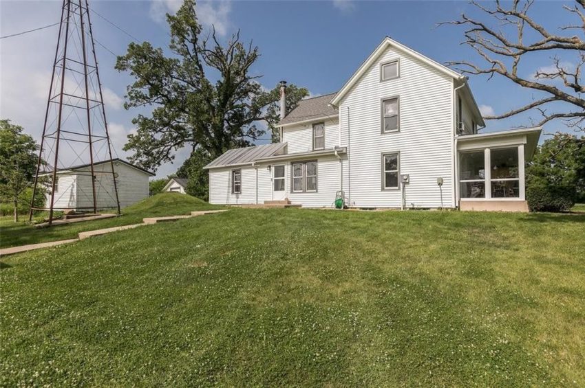 c.1899 Movein Ready Farmhouse For Sale With Outbuildings on 23.5 Acres in Iowa City IA 450,000