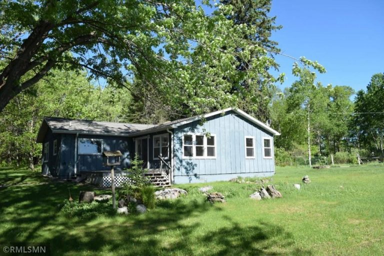 c.1930 Charming Country Home For Sale W/Outbuildings on 5 Pretty Acres Akeley,MN 169,900 Sold