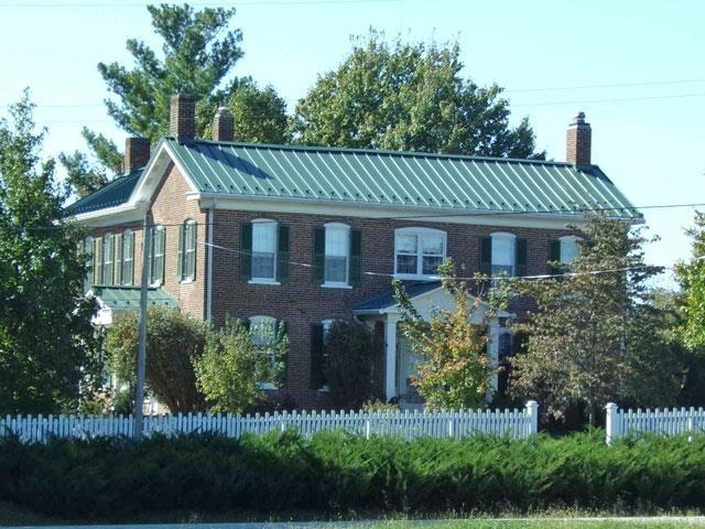 Historic brick farmhouse