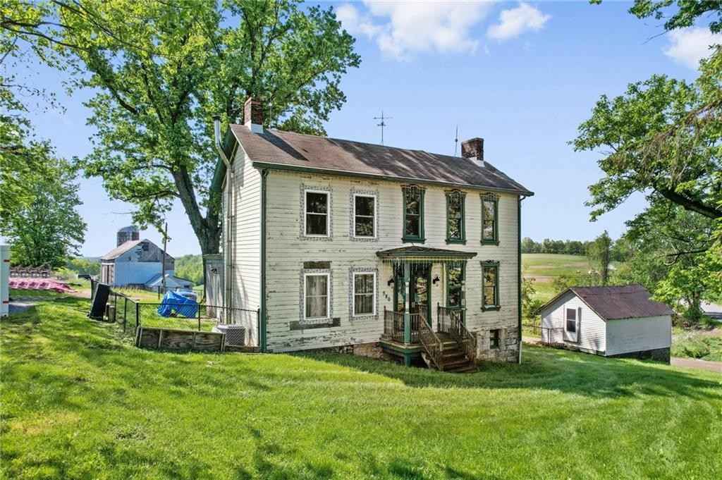 Circa 1877 Hobby Farm For Sale W/Barns/Silo And Outbuildings on 5.4