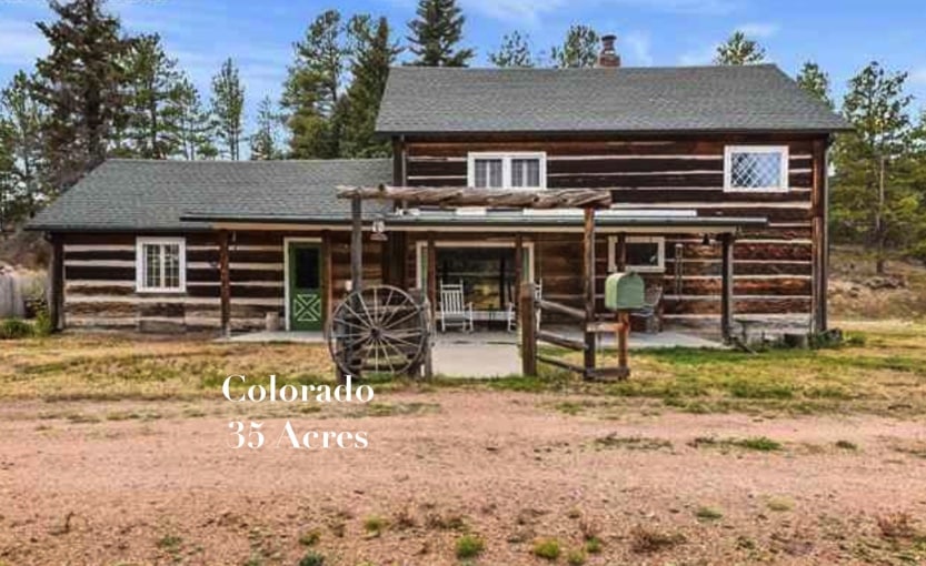 Colorado log house for sale