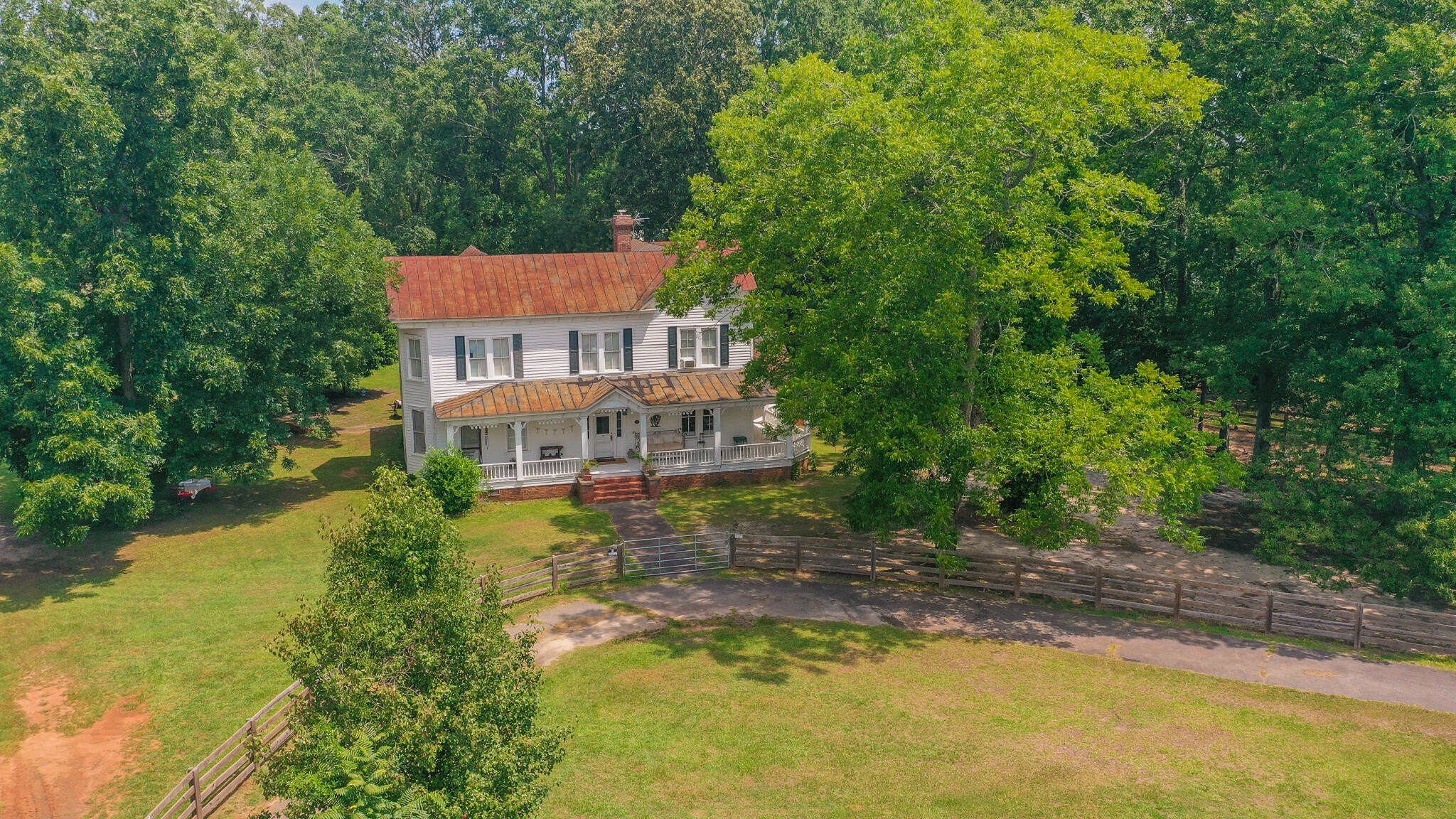 Circa 1910 Horse Farm For Sale W/Historic House/Guest Cabin And Barn on