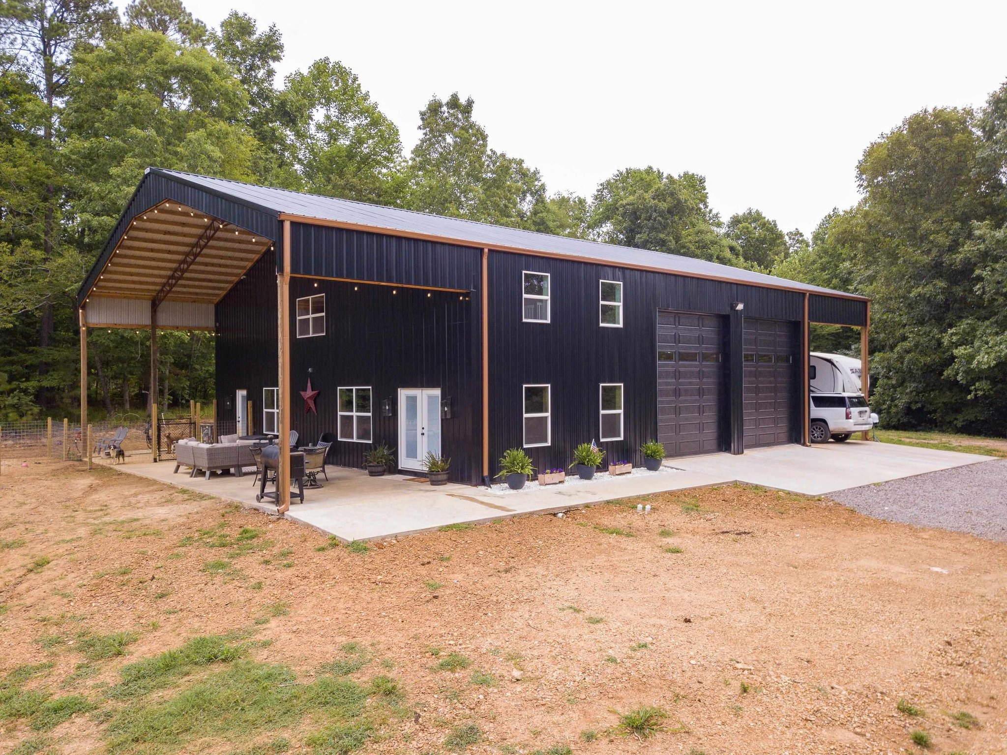 Circa 2022 Barndominium Country Home For Sale on 13 Acres. Tennessee