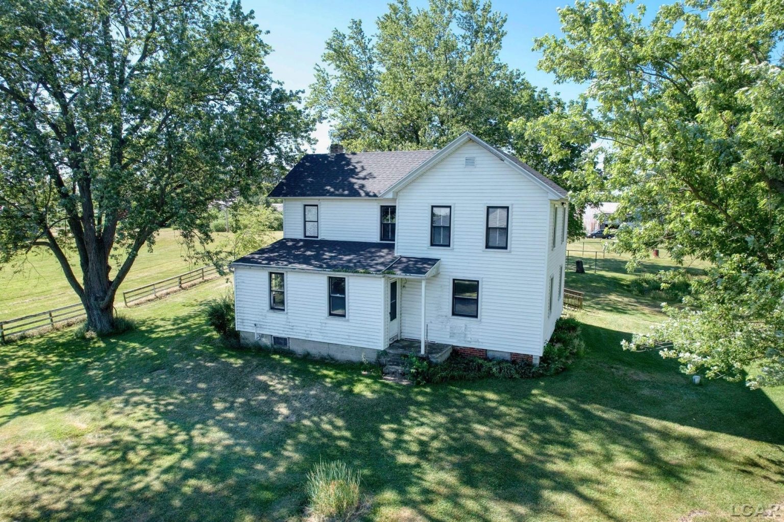 Circa 1880 Fixer Upper Michigan Farmhouse For Sale With Outbuildings on