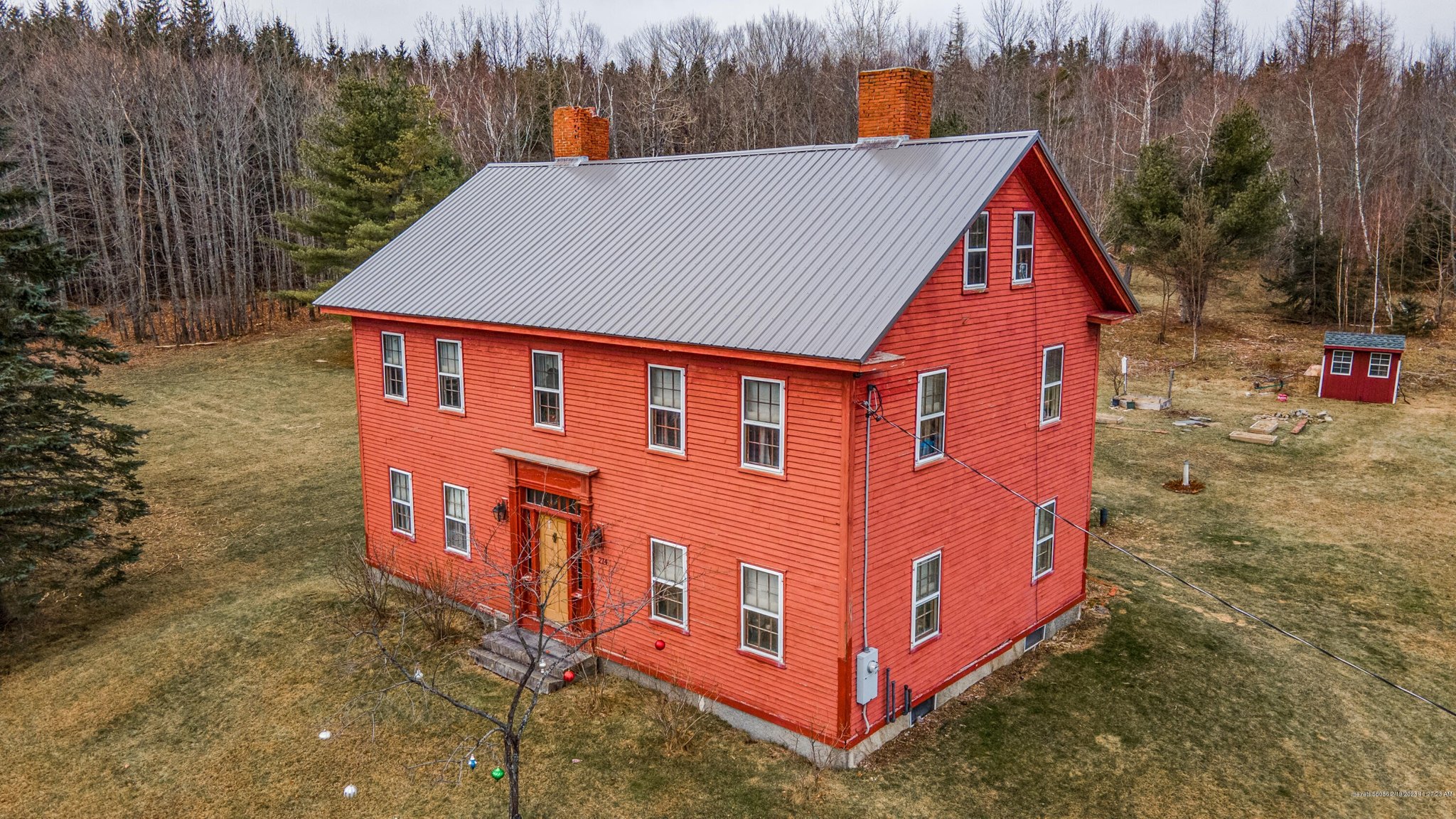 Circa 1812 Historic Maine Farmhouse For Sale On 17 Acres 425 000   214me 