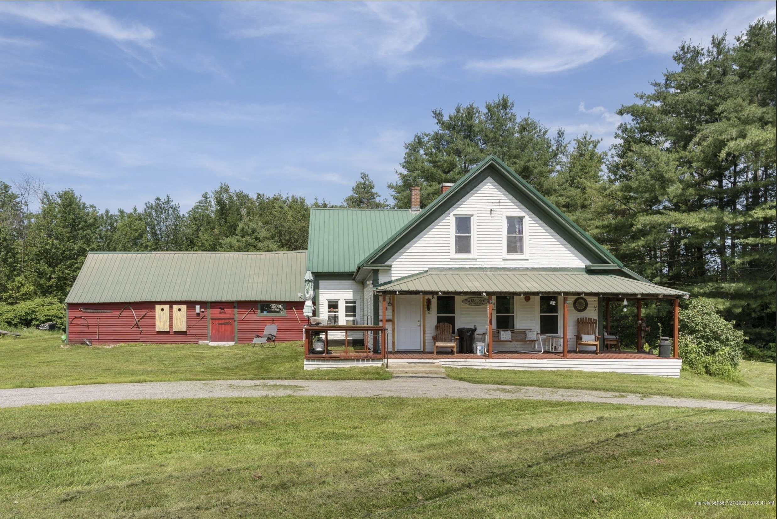 1935 Maine Farmhouse For Sale W/Barn on 4 Acres $225,000 - Country Life ...