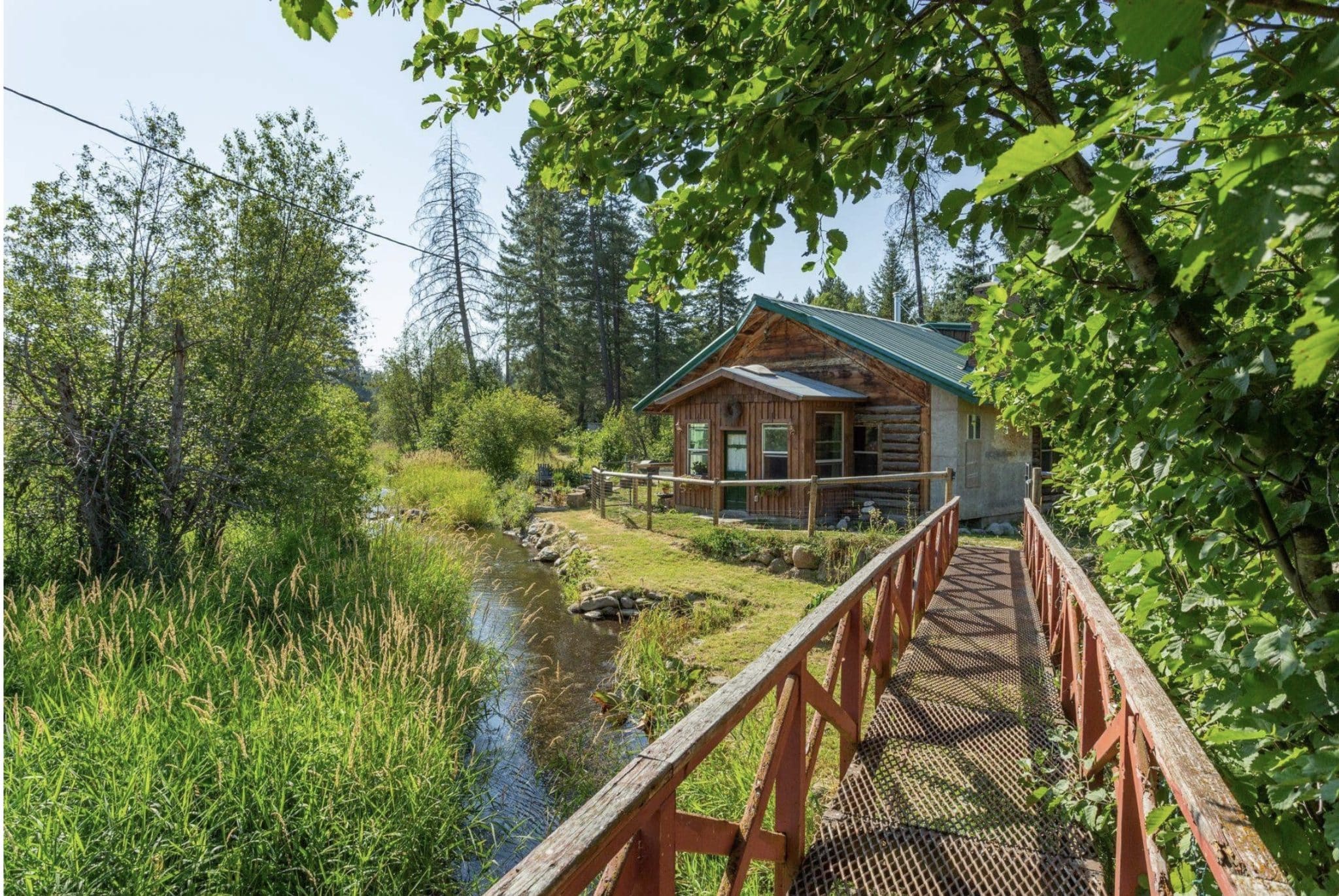1952 Log Home For Sale W Outbuildings And Stream On 4 4 Acres 1952-log-home-for-sale-w-outbuildings-and-stream-on-4-4-acres