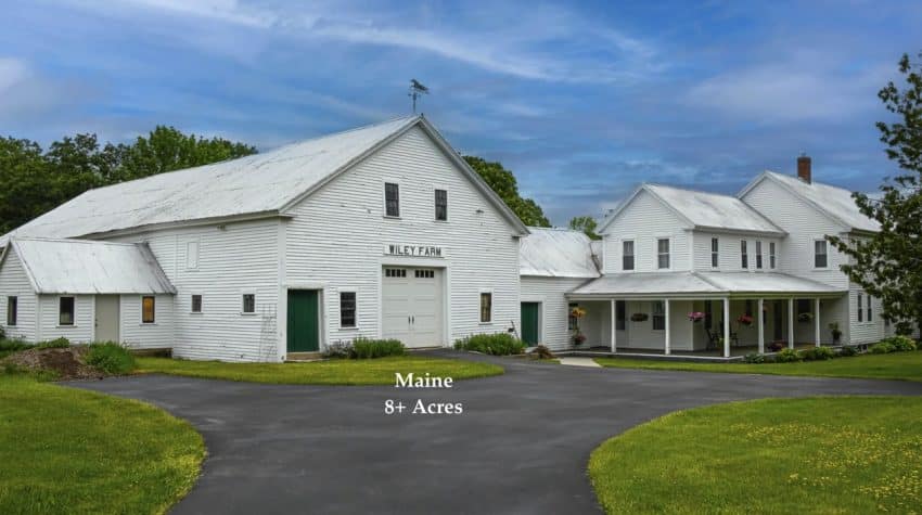 Maine farmhouse for sale