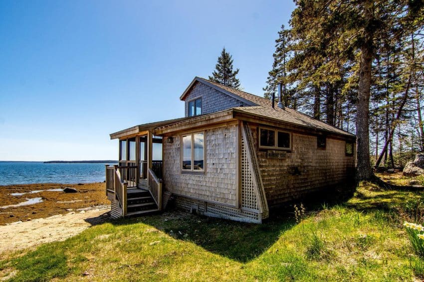 waterfront maine house for sale