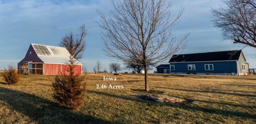 Iowa country home for sale