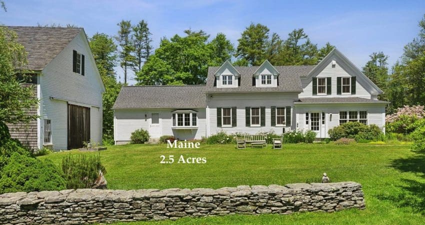 Maine farmhouse for sale