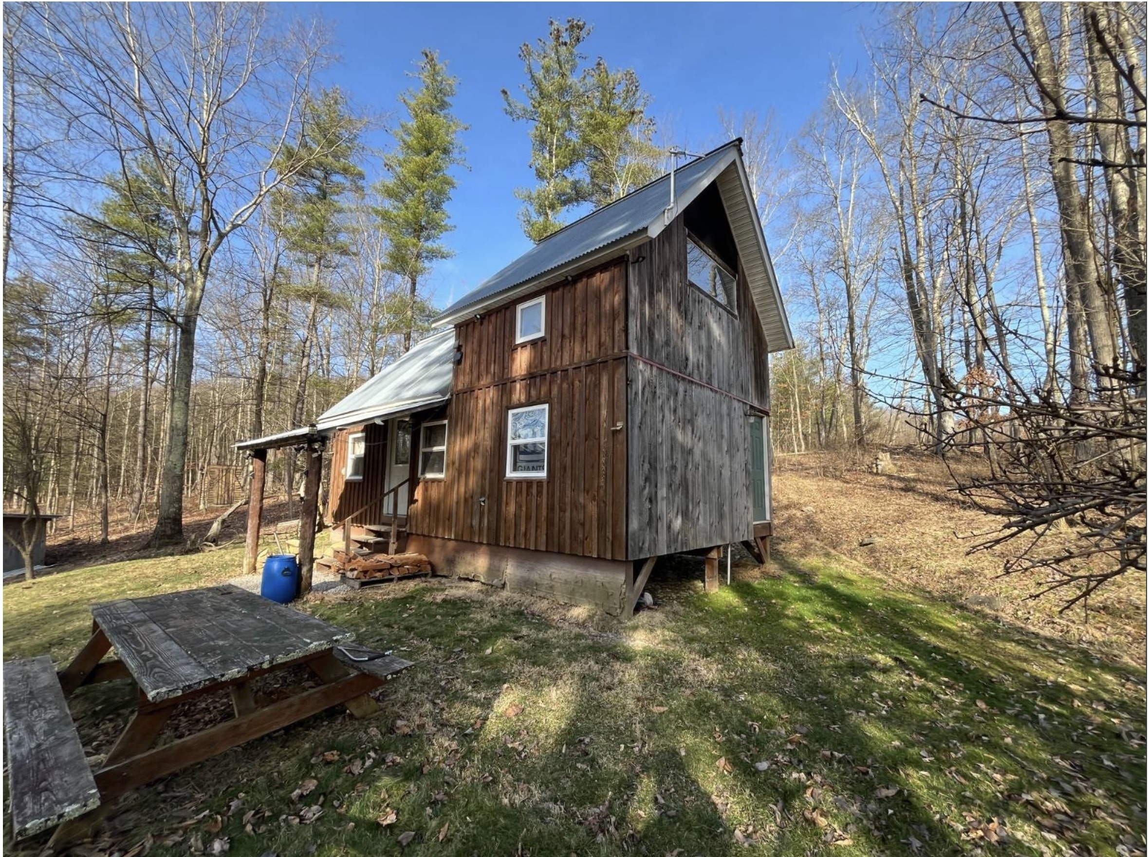 OffGrid Cabin in The Woods on 10 Acres Pennsylvania 145,000 Country