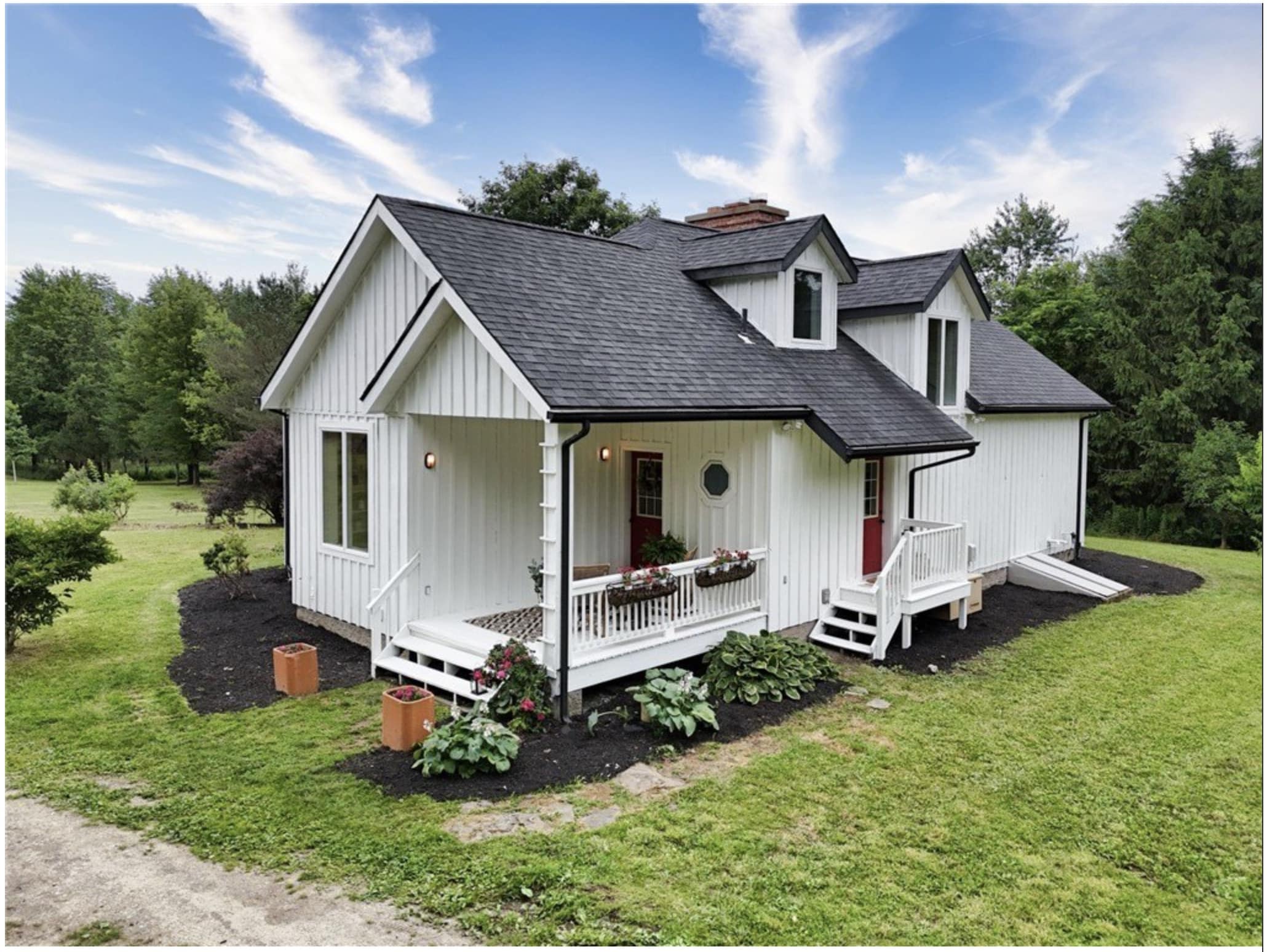 c.1999 New York Farmhouse For Sale W/Outbuildings on 23 Acres $349,900 ...