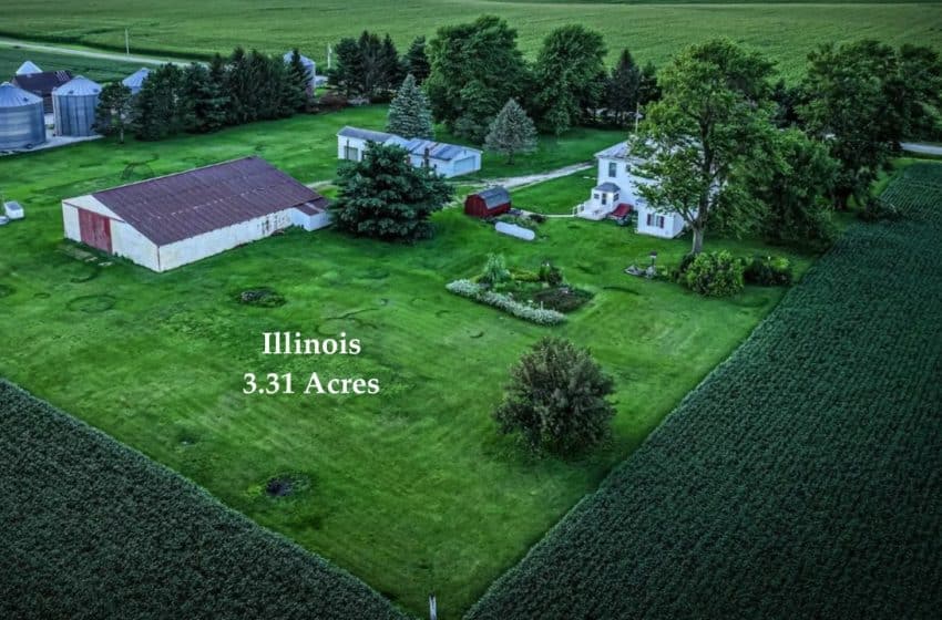 Illinois farmhouse for sale