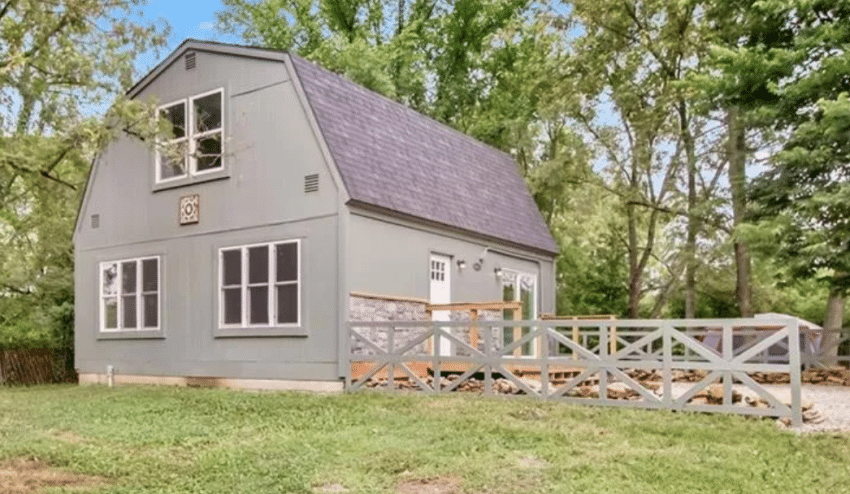 Gambrel Style Home