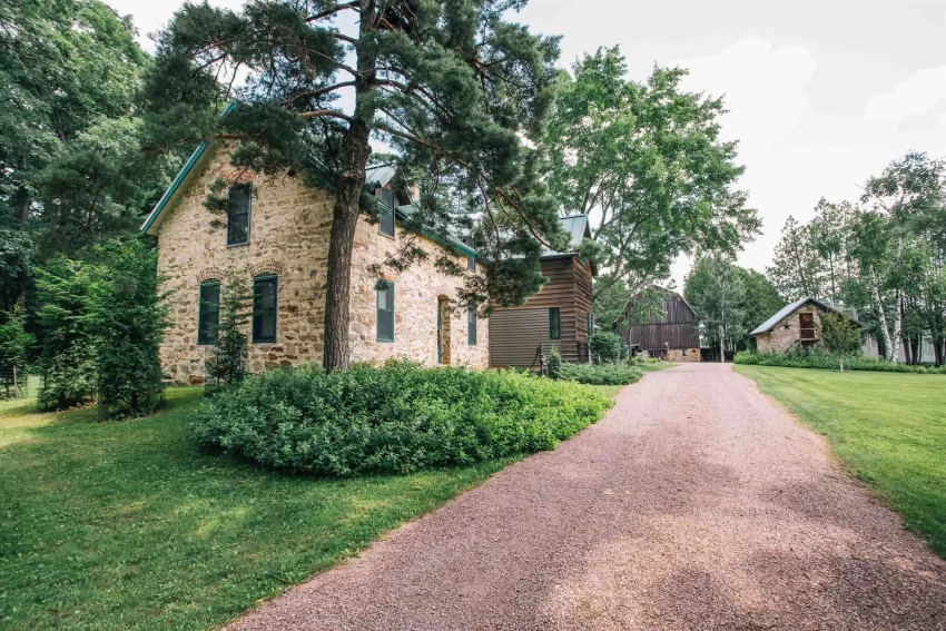 Wisconsin stone house