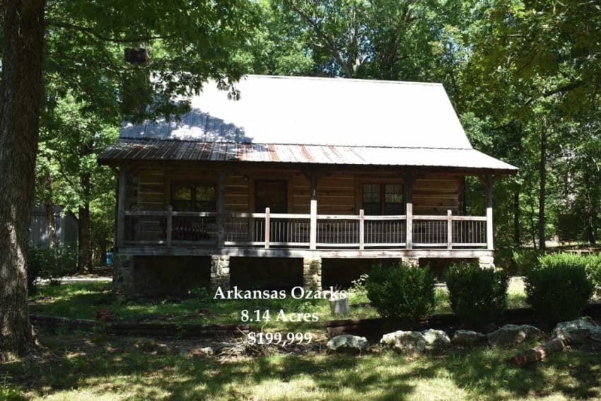 Sam 1983 Ozark Mountains Arkansas Log Cabin For Sale on 8+ Acres ...