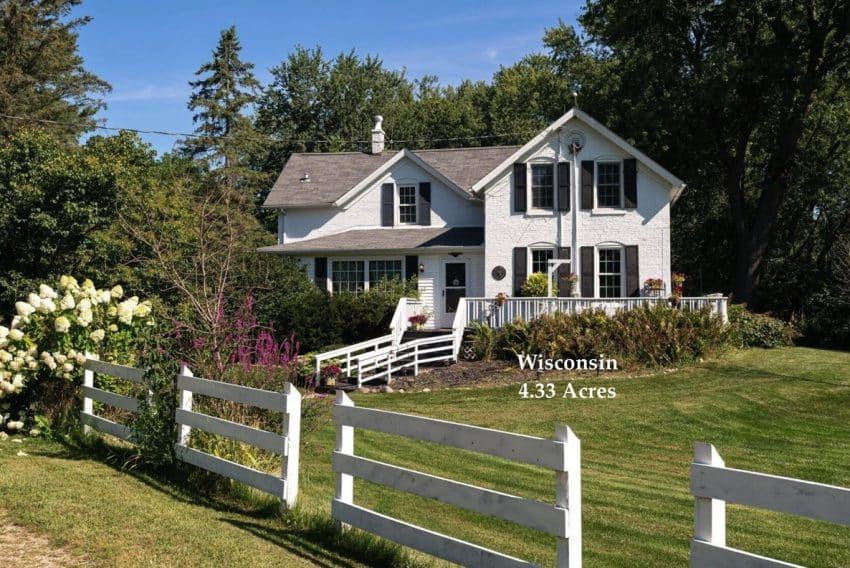 Charming c.1900 Wisconsin Hobby Farm For Sale on 4.33 Acres $399,900 ...