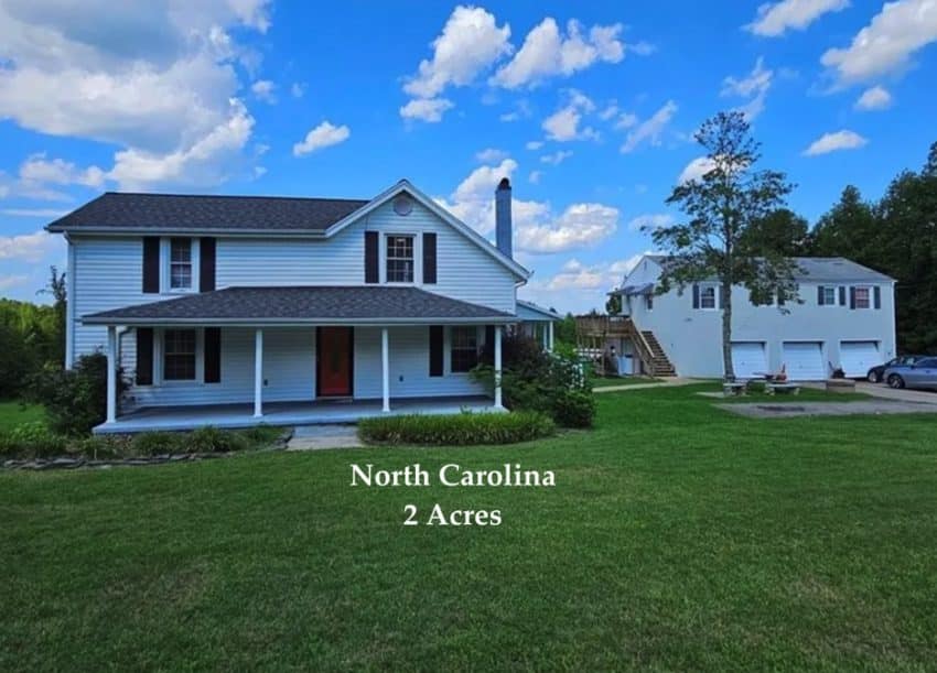 North Carolina farmhouse for sale