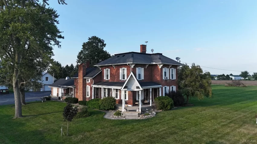 michigan brick farmhouse