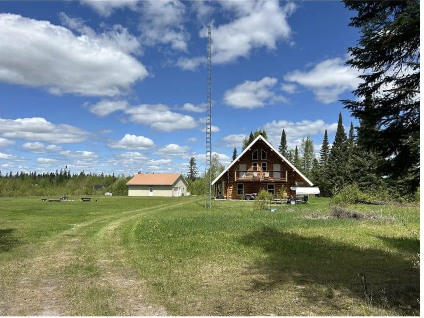 Off-Grid Log Home For Sale