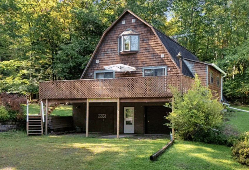 a-frame cabin