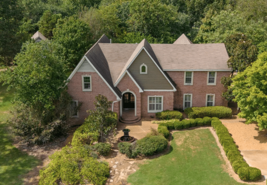 property with pond