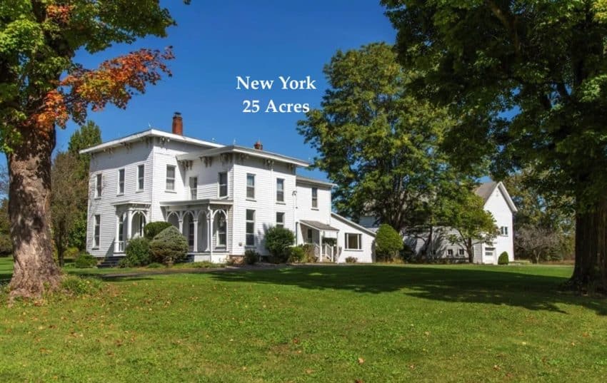 New York Italianate farmhouse for sale