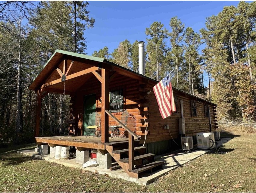 Arkansas Ozarks Log Cabin For Sale