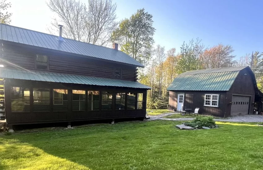 vermont log home