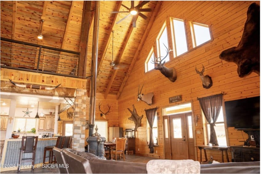 New Mexico Log Home