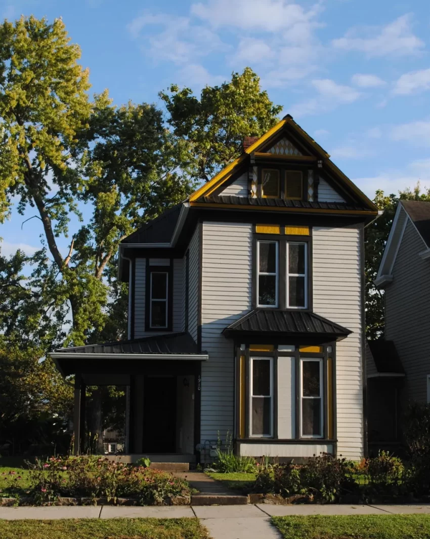 Indiana victorian style home