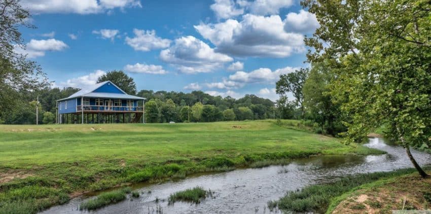 Riverfront home