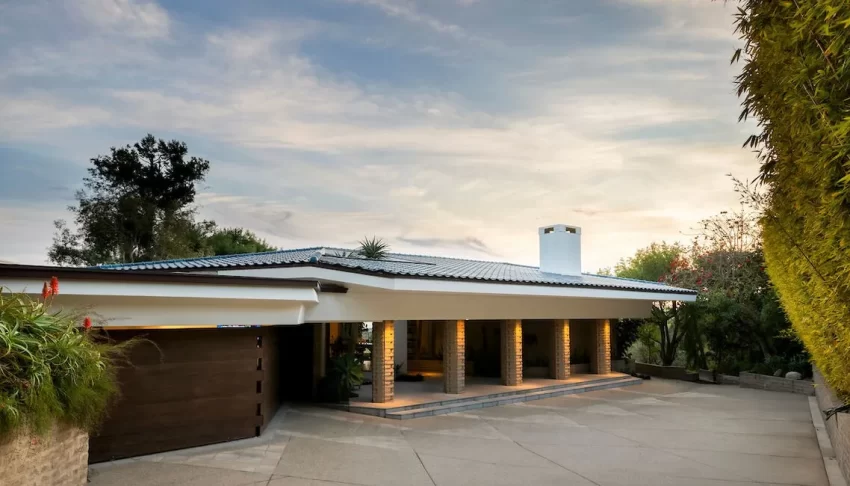 California mid-century modern home