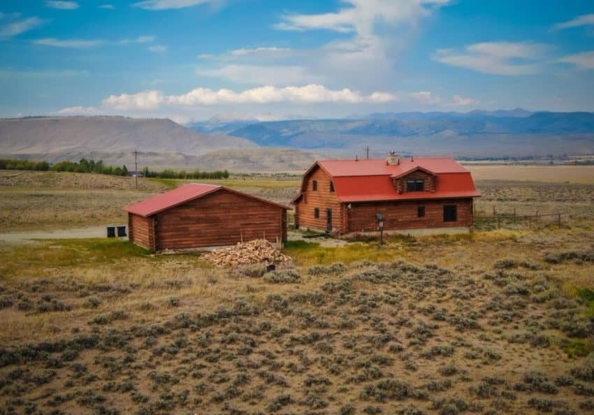 Wyoming log cabin