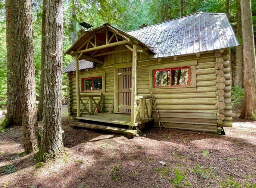 Authentic log cabin