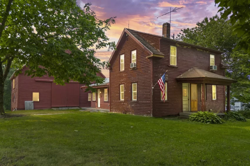 Maine farmhouse