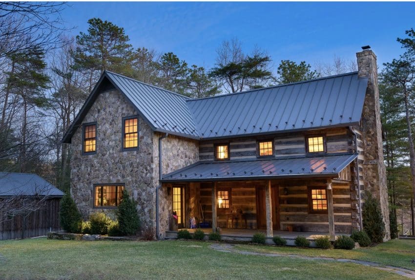 West Virginia Luxury Log Home