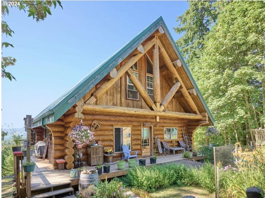 Oregon Custom Log Home