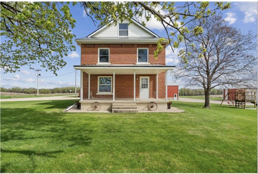 Iowa Brick Farmhouse
