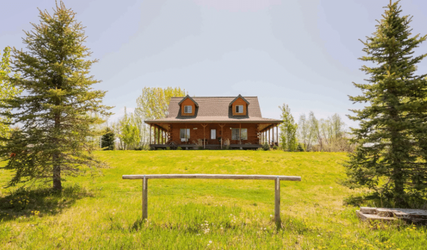 Idaho log cabin