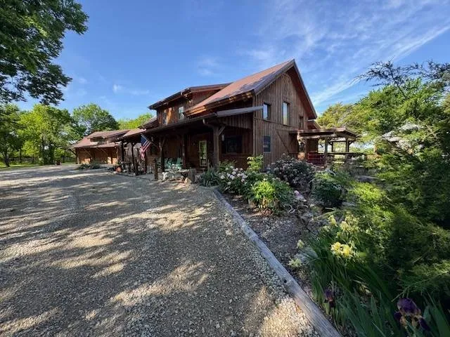 Kansas timber-frame home