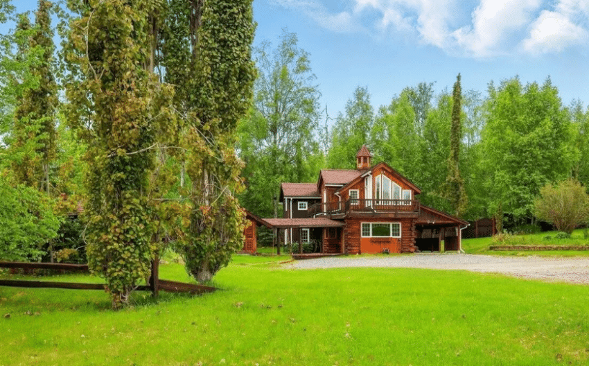Alaska Rustic Log Cabin