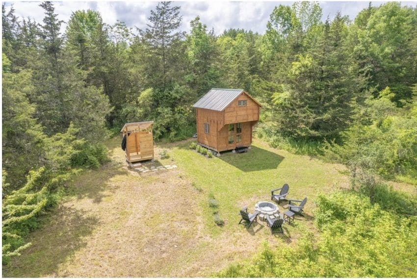 New York Off-Grid Tiny Cabin