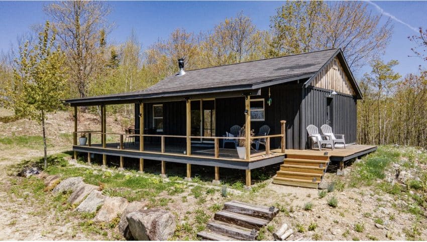 Maine Off-Grid Cabin