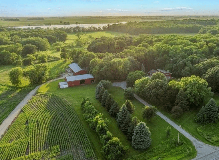 Custom built home on 7 acres for sale