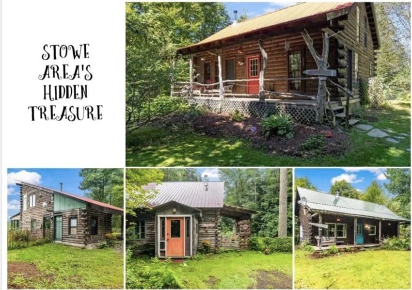4 Vermont Log Cabins For Sale