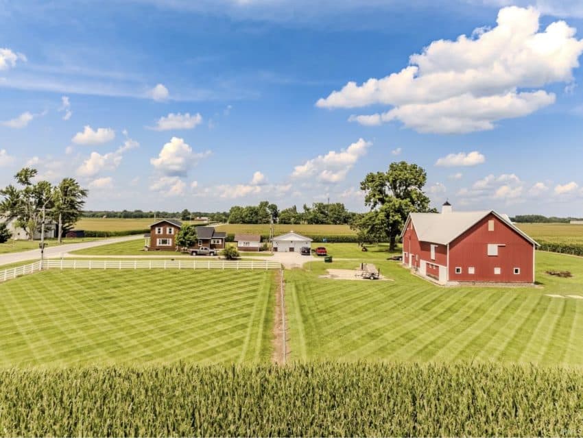 Indiana Brick Farmhouse