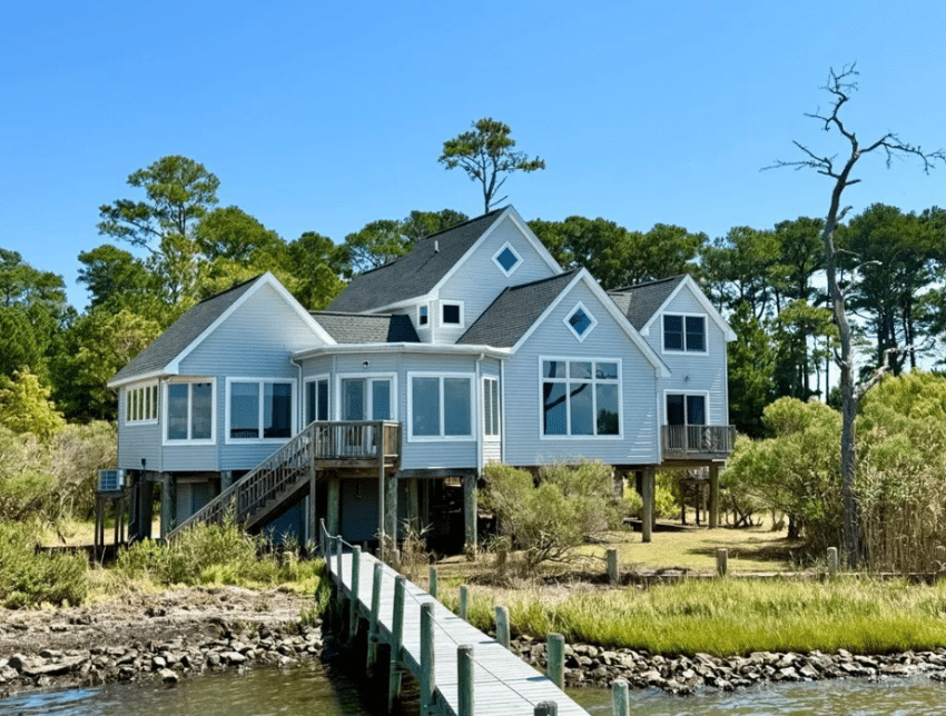 Bay Front Virginia Home