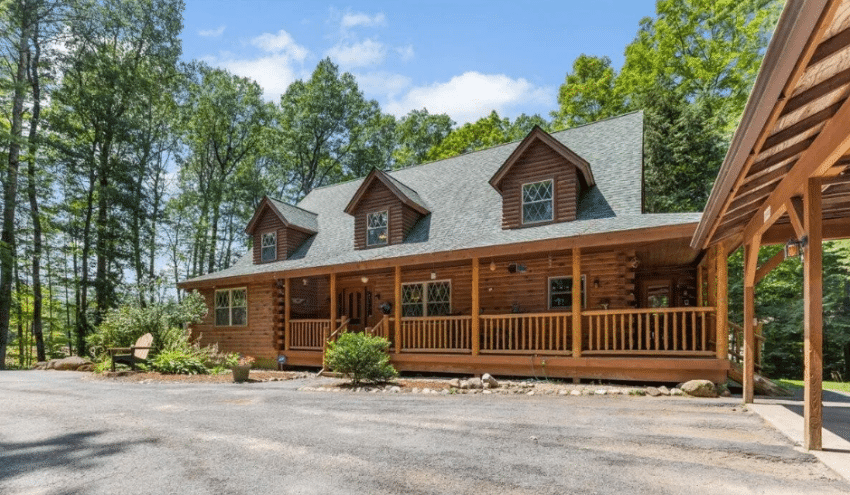 Adirondack Log Cabin